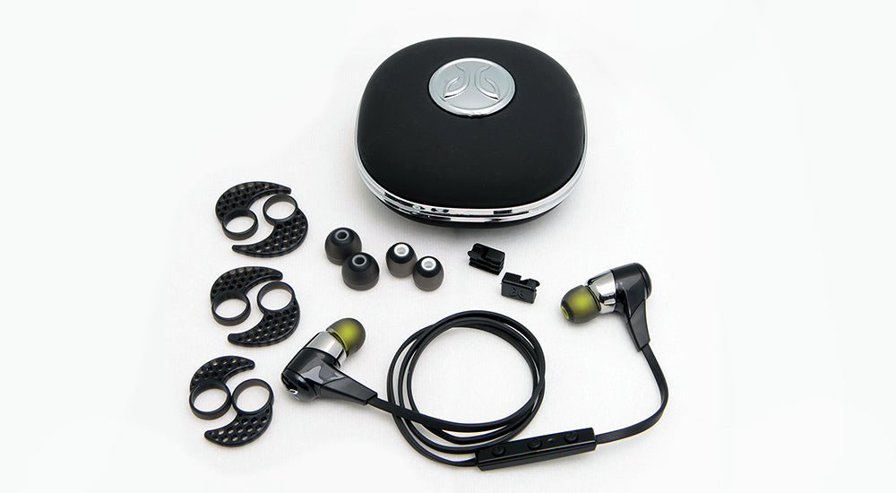 JayBird BlueBuds X Bluetooth イヤホン」はコンプライ「T-500」で