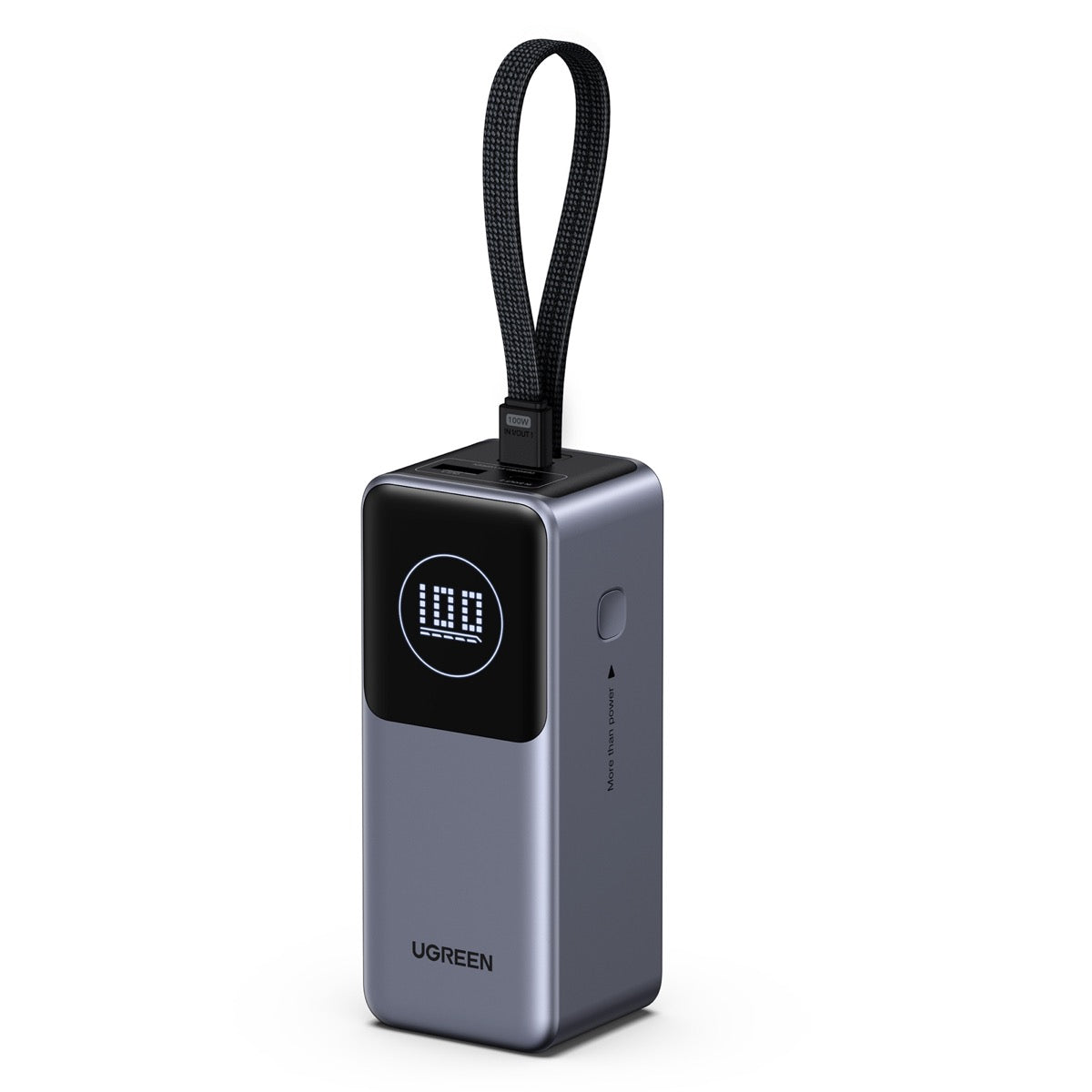 UGREEN 20000mAhケーブル内蔵型モバイルバッテリー 55365B