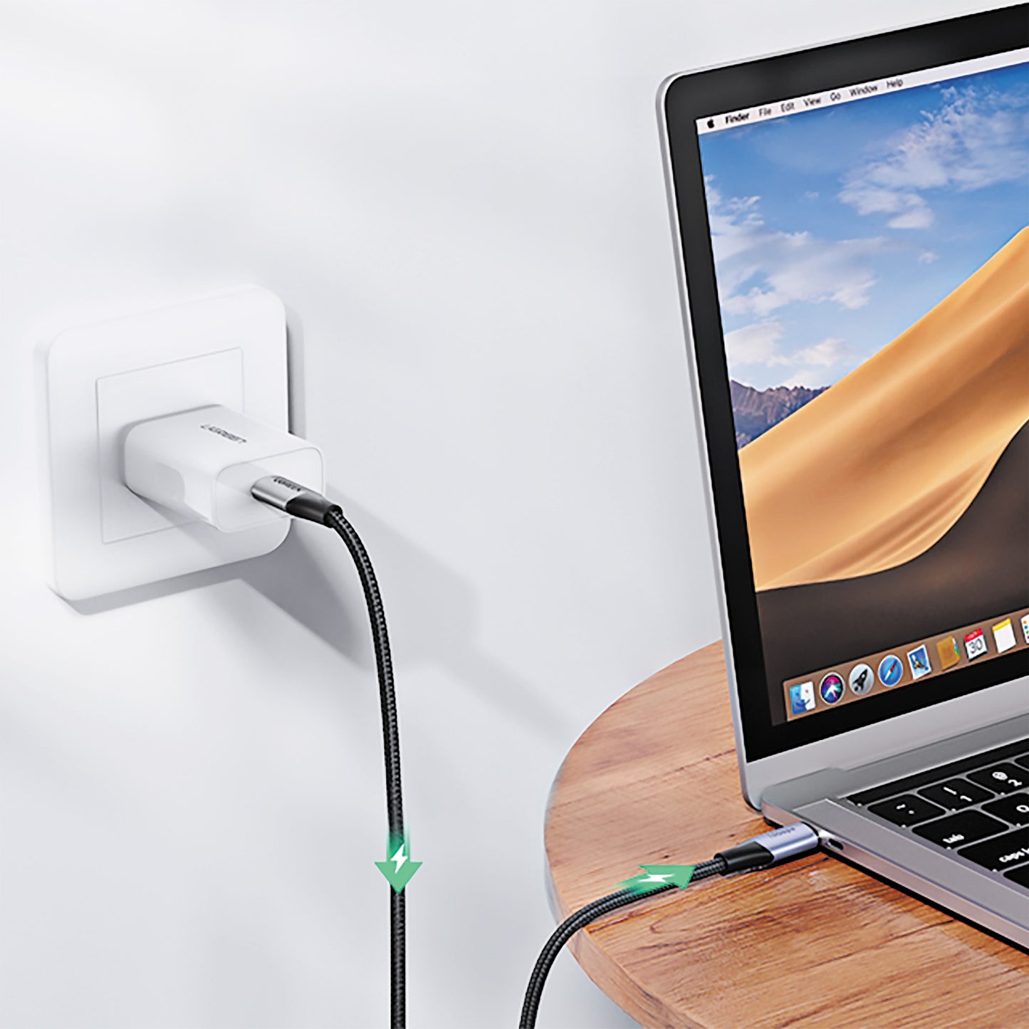 UGREEN USB-C to USB-C PD 高出力対応急速充電ケーブル 240W 80150