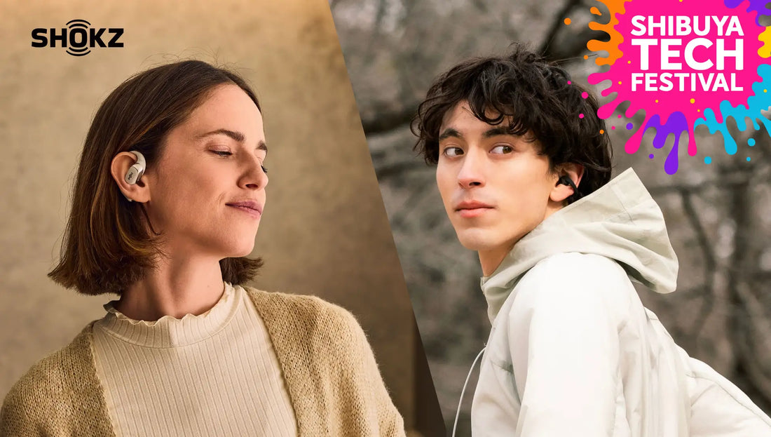 Shokz オープンイヤーイヤホンの最新モデルを試してグッズを手に入れよう | SHIBUYA Tech FESTIVALに Shokz 出展