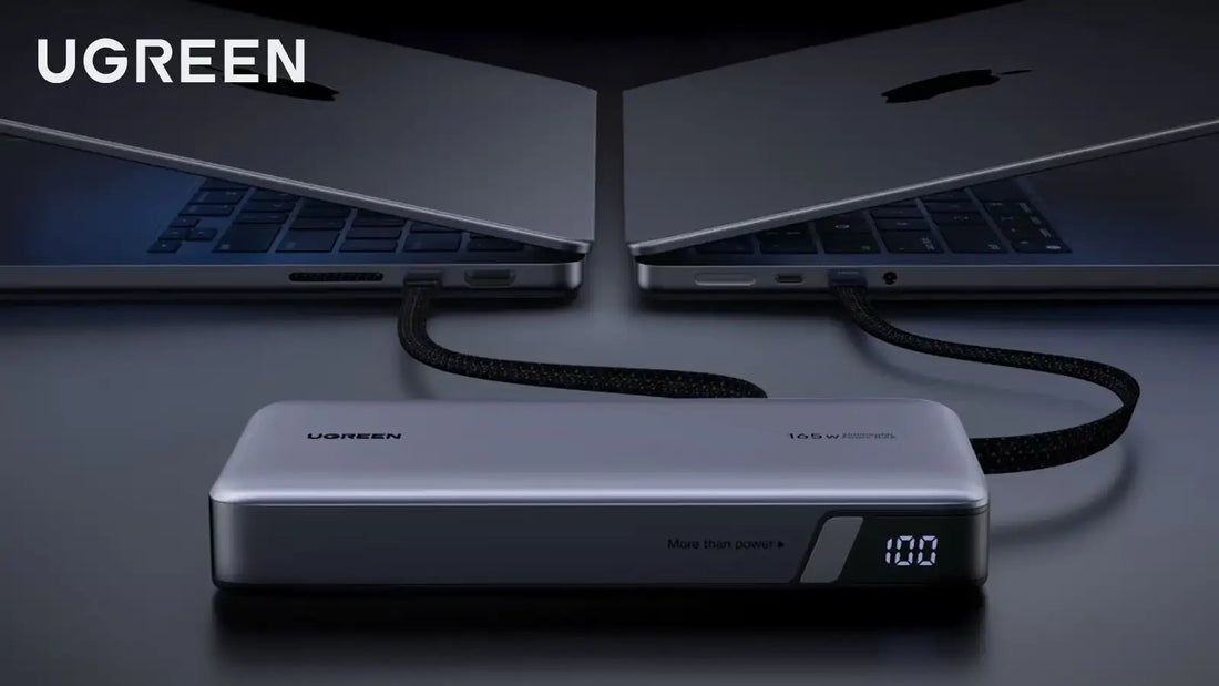 4台のデバイスを同時に充電にできるUGREEN 25000mAhケーブル内蔵モバイルバッテリーを、12月26日より取扱開始