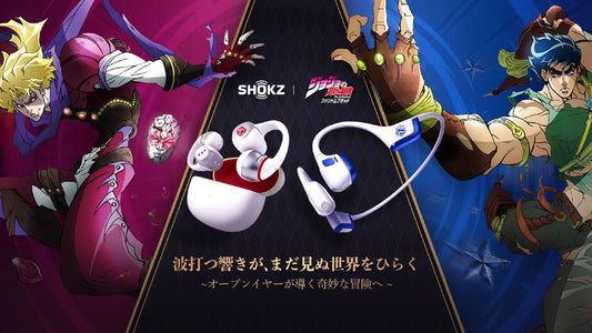 Shokz アニメジョジョの奇妙な冒険コラボモデルを2機種、2026年10月23日より発売