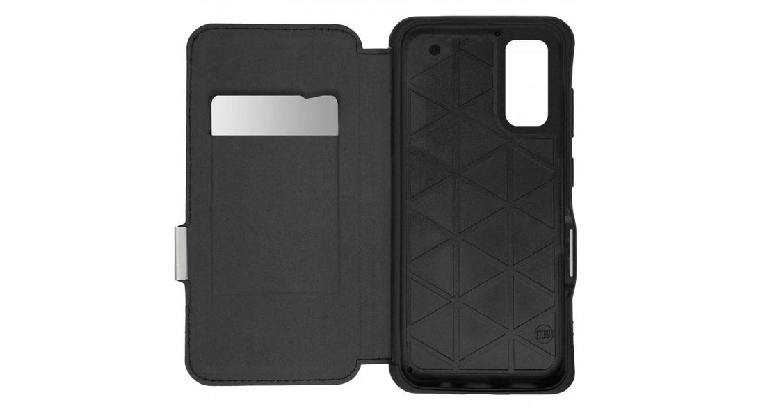 「TUNEWEAR ANTI-SHOCK HYBRID CARD FOLIO for Galaxy S20 5G」をau公式アクセサリ「au +1 collection SELECT」より発売