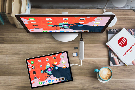 USB-Cポートを持つPC、Mac、iPad、スマートフォンなどに対応。USB-Cポートを６つのポートに拡張できるUSB-Cハブ TUNEWEAR ALMIGHTY DOCK CM3が登場