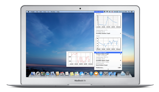 Netatmo ウェザーステーションに便利なMacアプリ。