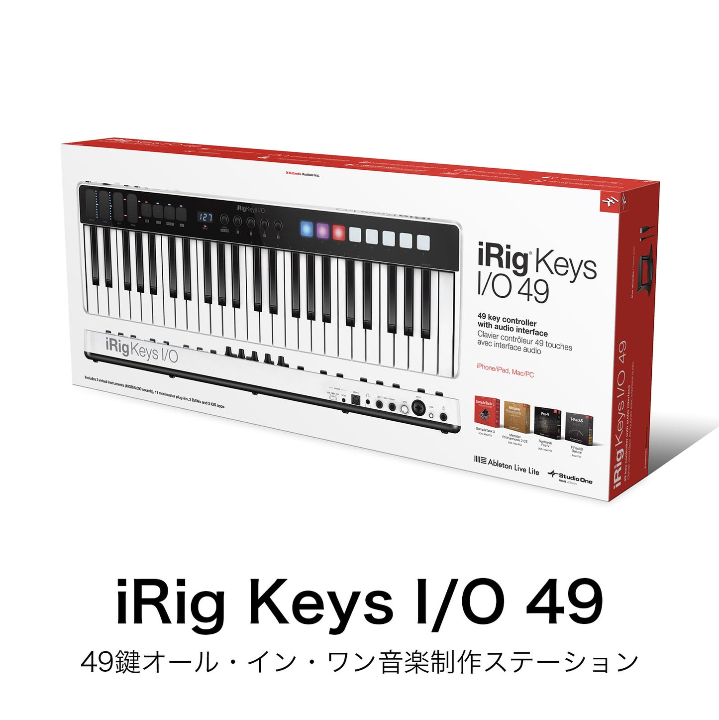 IK Multimedia iRig Keys I/O 49