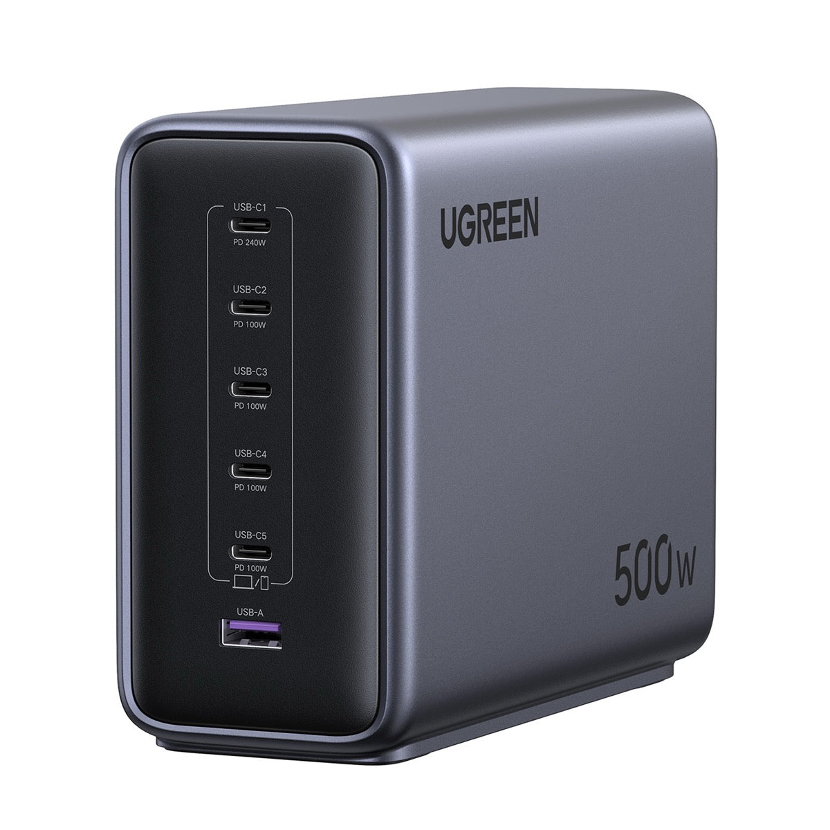UGREEN Nexode6ポートGaNデスクトップ急速充電器 500W 55552B