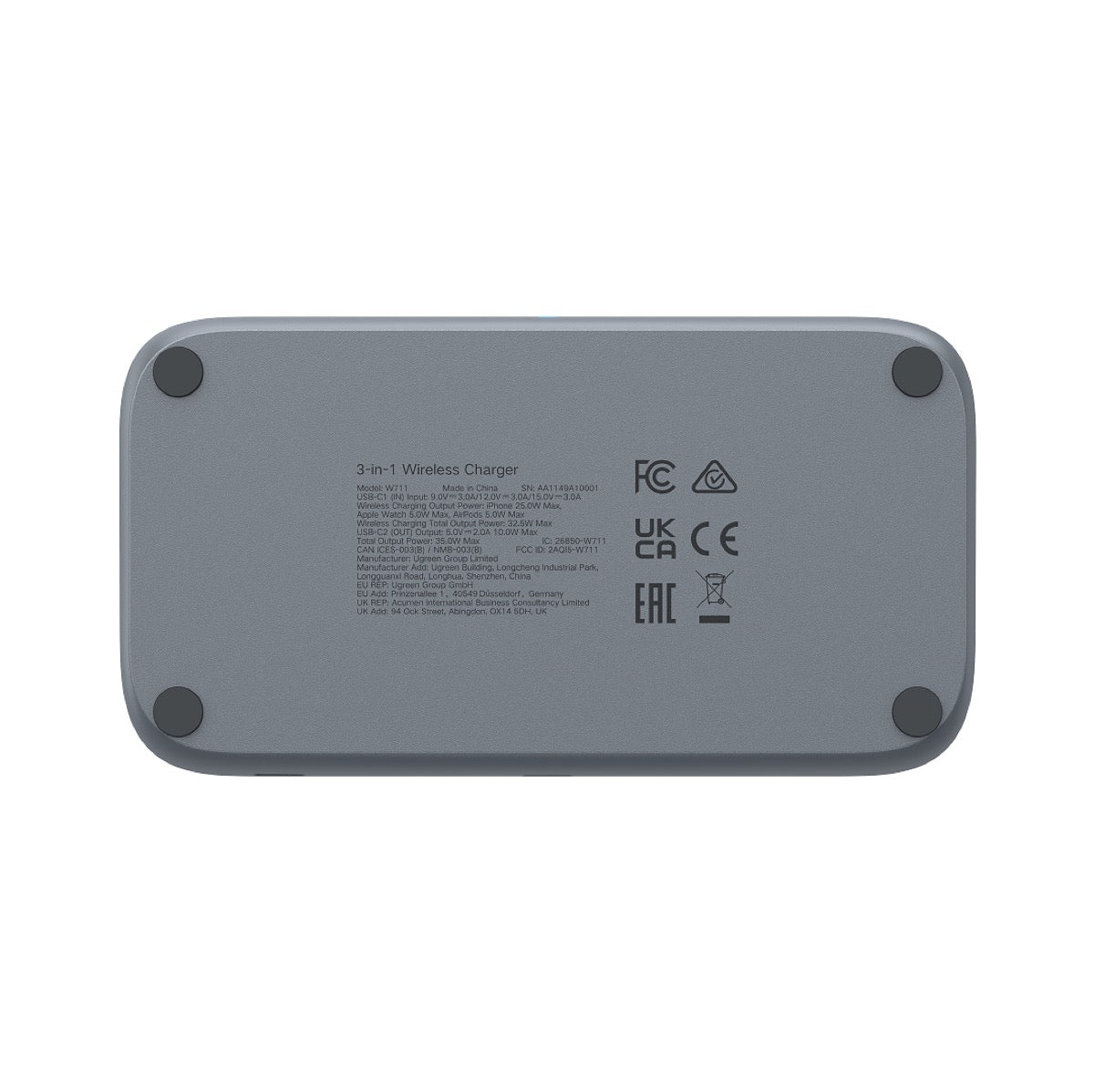 UGREEN 3-in-1 マグネット式ワイヤレス充電器 55676