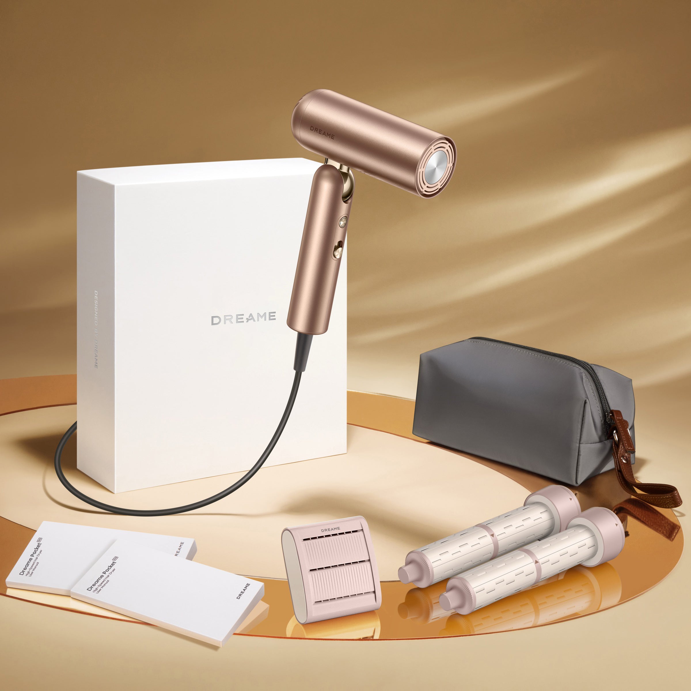 【新品】dreame pocket uni ドライヤー ピンクゴールド Dreame Pocket Uni ヘアドライヤー – Dreame Japan