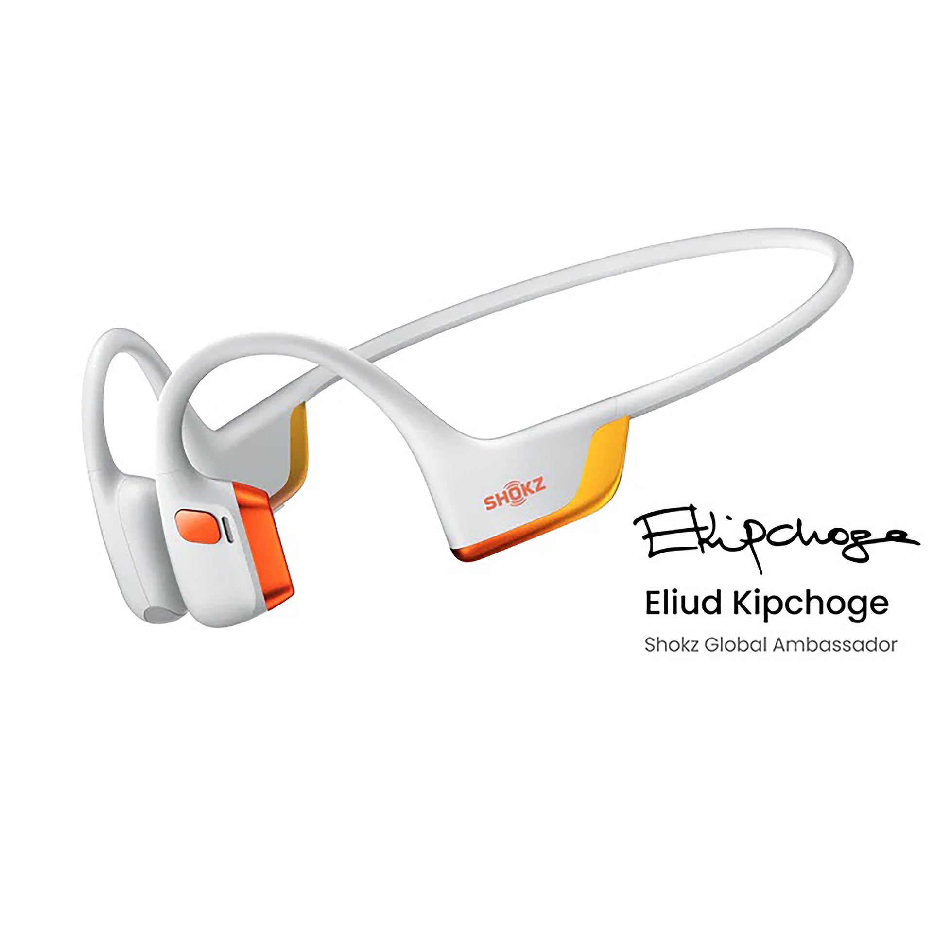 SHOKZ オープンランプロ2 噴い 骨伝導イヤホン オレンジ ケース付き