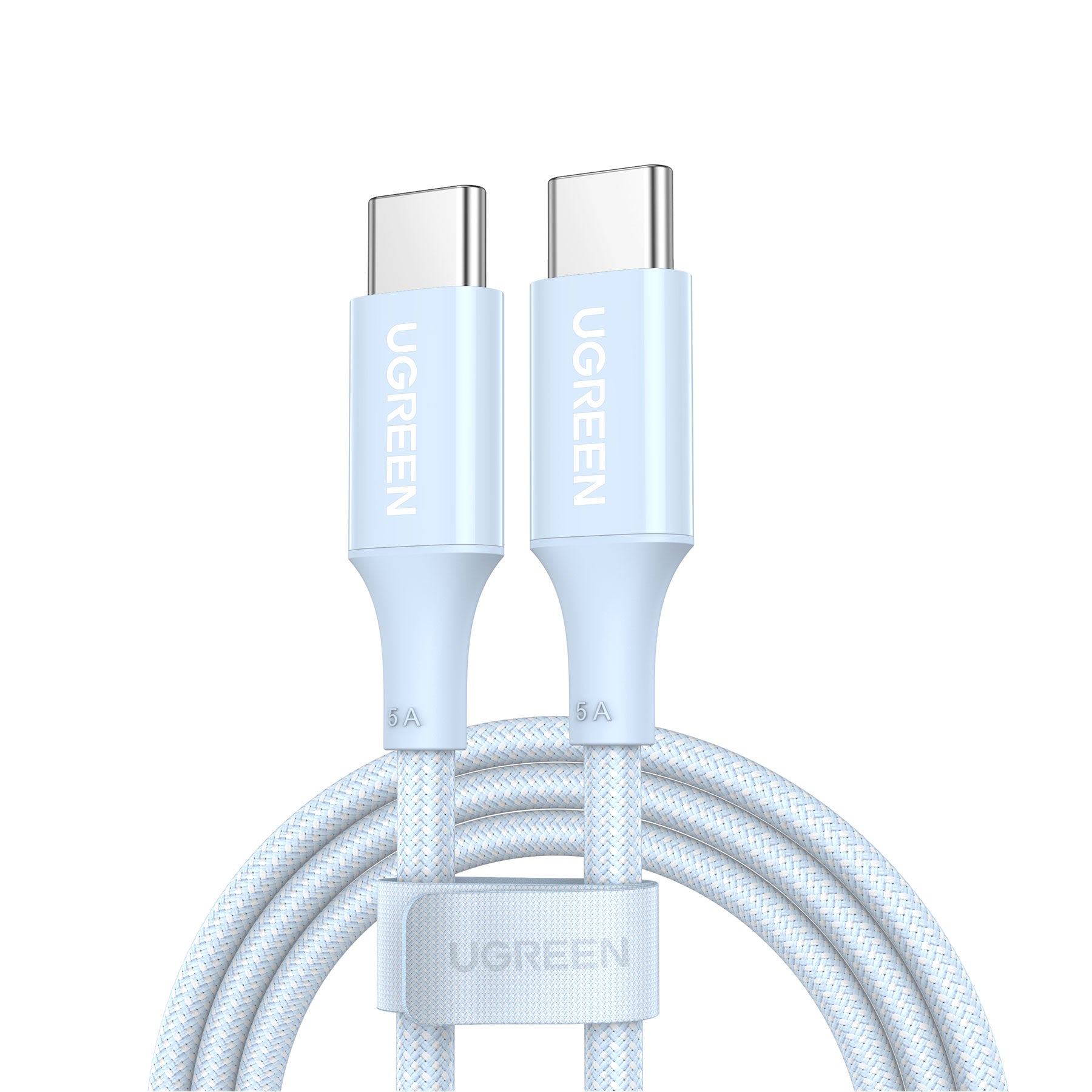 終息製品】UGREEN USB-C to USB-C 高耐久ナイロン編組急速充電