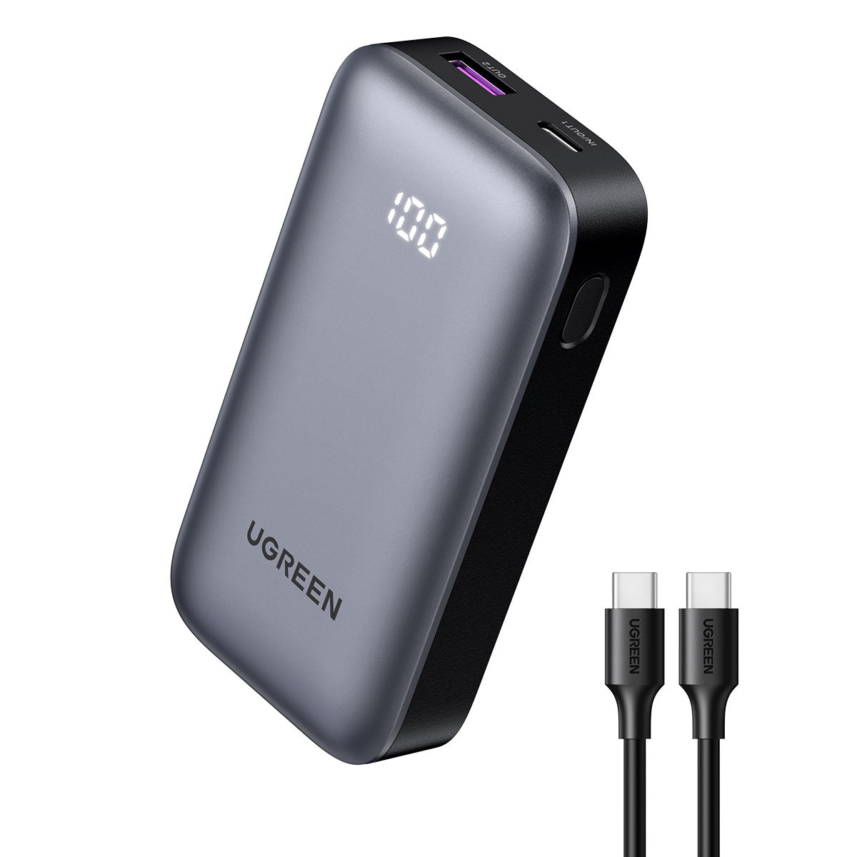 UGREEN Nexode 10000mAh 2way 急速充電 モバイルバッテリー 30W 25185