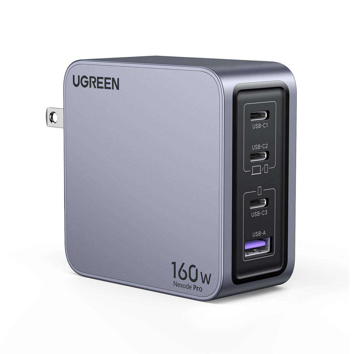 UGREEN Nexode Pro 急速充電器 160W GaN 3C1A 4ポート 25876