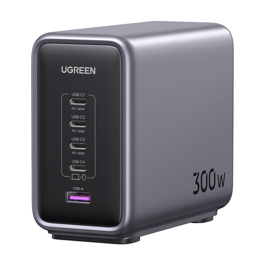 UGREEN Nexode 卓上急速充電器 300W GaN 4C1A 5ポート 15853B