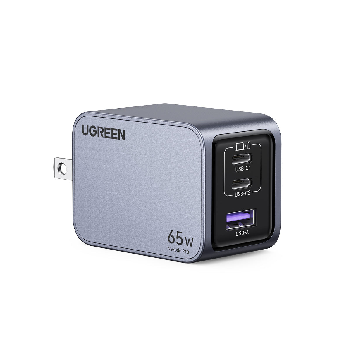 UGREEN Nexode Pro 急速充電器 65W GaN 2C1A 3ポート 25870