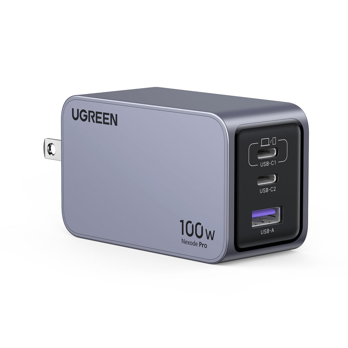 UGREEN Nexode Pro 急速充電器 100W GaN 2C1A 3ポート 25873