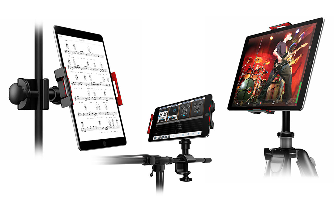 IK MultimediaからiPad、タブレット用のユニバーサルなスタンド・マウントが登場！ステージ・パフォーマンスをシンプルにする「iKlip 3」を販売開始！