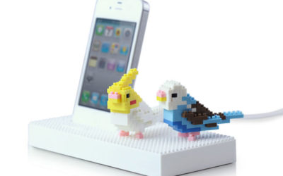 ナノブロックを装着して自分だけのDockが作れる、iPhone/iPod用ユニバーサルDock「essential TPE nanoblock Universal Dock」を発売