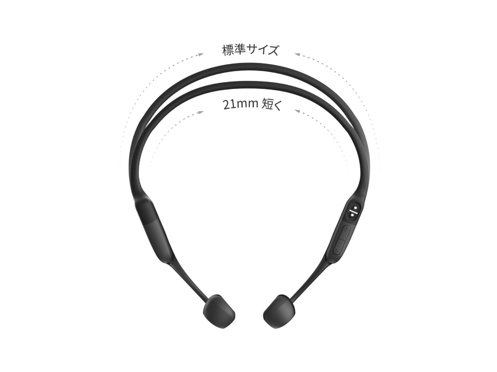 取引市場SHOKZ OPENRUN MINI BLACK 骨伝導 Bluetooth ヘッドホン