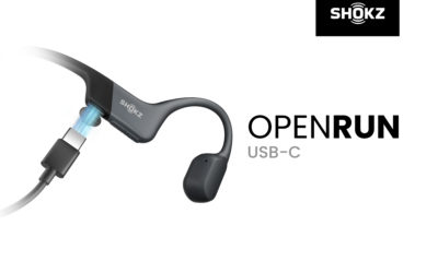 Shokz OpenRun USB-C | 骨伝導イヤホンの大ヒットモデルがUSB-C充電に対応